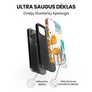iphone telefono deklas su gelemis