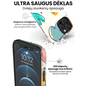 iphone telefono deklas su gelemis