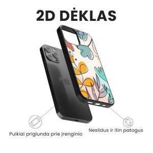 iphone telefono deklas su gelemis