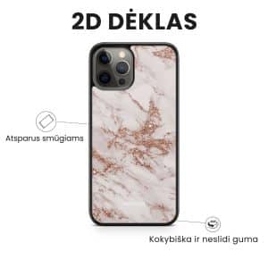 prabangus Apple iphone 14 telefono deklas rozines spalvos marmurinis