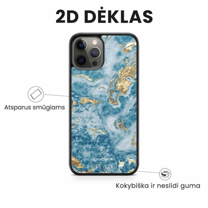 iphone 14 pro max telefono deklas zydros ir auksines spalvos