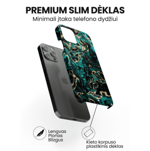 iphone 14 pro max telefono deklas marmuro stiliaus