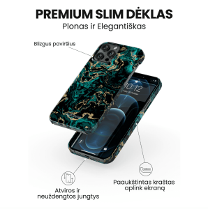 iphone 14 pro max telefono deklas marmuro stiliaus