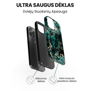 iphone 14 pro max telefono deklas marmuro stiliaus