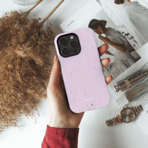 iphone 14 telefono dekliukas violetines spalvos