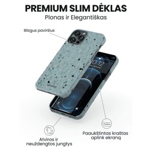 iphone 14 telefono dekliukas pilkos marmuro stiliaus