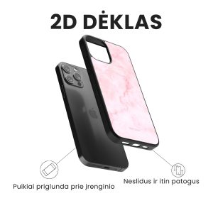 iphone 14 telefono dekliukas rozines spalvos