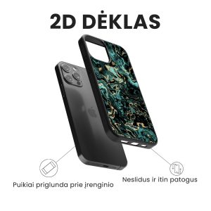 iphone 14 pro max telefono deklas marmuro stiliaus