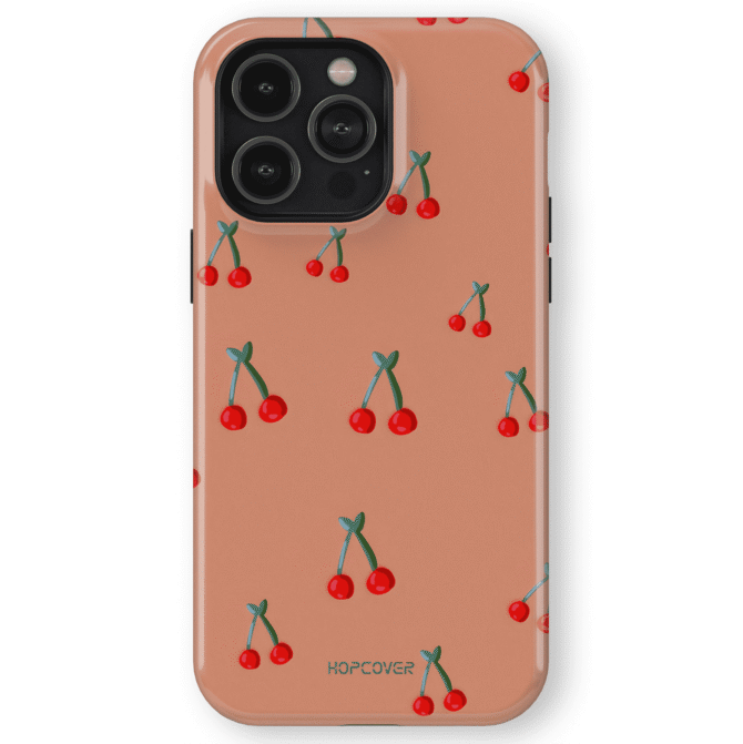 iPhone telefono deklas su vysniom