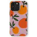 iPhone telefono deklas su apelsinais vaisiais