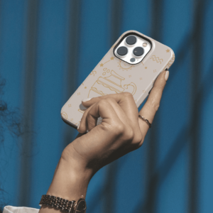 hopcover iPhone telefono deklas su zodiaku vandenis