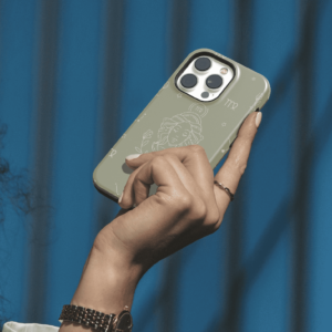 Hopcover iPhone telefono deklas su zodiaku mergele zalios spalvos