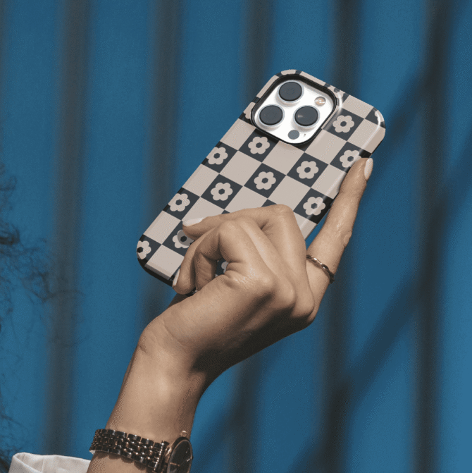 Hopcover iPhone telefono dekliukas languotas su gelem