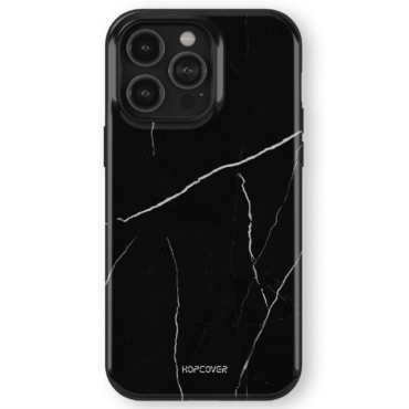 Hopcover iPhone telefono dekliukas juodos spalvos vyriskas marmuras