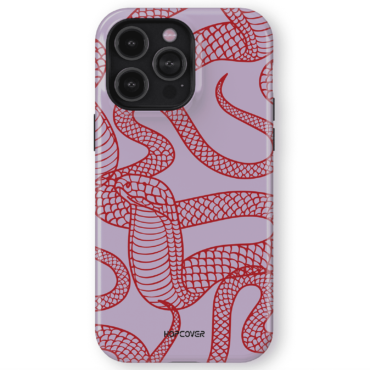Hopcover iPhone telefono dekliukas su gyvate rozines spalvos