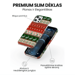 Hopcover iPhone telefono dekliukas kaledinis sventinis ivairiaspalvis