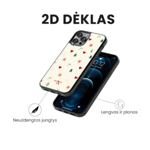 Hopcover iPhone telefono dekliukas kaledinis sventinis