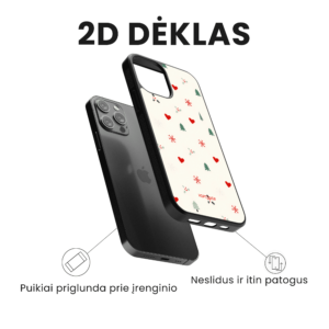 Hopcover iPhone telefono dekliukas kaledinis sventinis