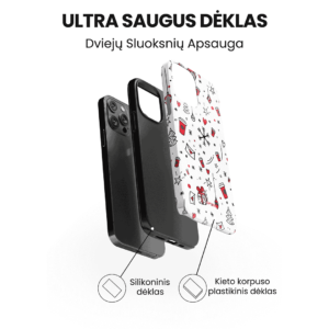 Hopcover iPhone telefono deklas Samsung dekliukas