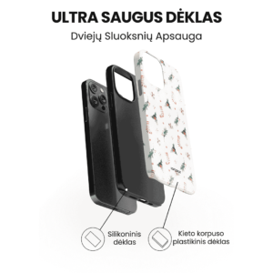 Hopcover iPhone telefono deklas Samsung dekliukas