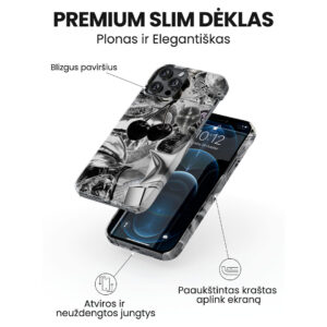 Hopcover iPhone telefono deklas Samsung dekliukas