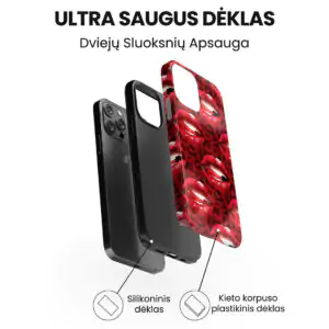 Hopcover iPhone telefono deklas Samsung dekliukas