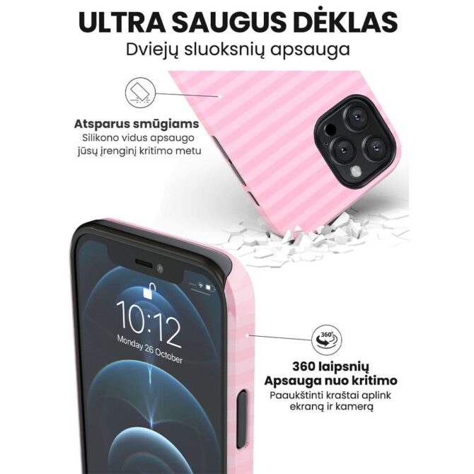 Hopcover iPhone telefono deklas Samsung dekliukas