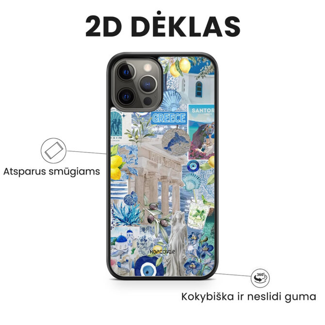 Hopcover iPhone telefono deklas Samsung dekliukas