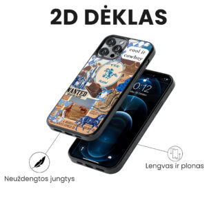 Hopcover iPhone telefono deklas Samsung dekliukas