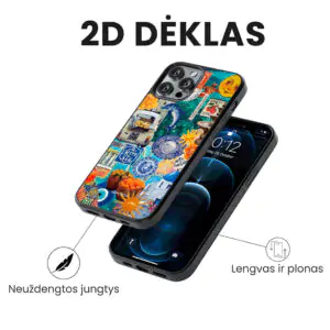 Hopcover iPhone telefono deklas Samsung dekliukas