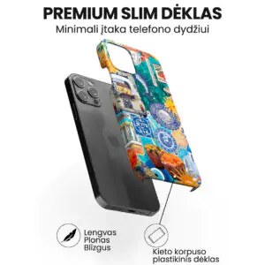 Hopcover iPhone telefono deklas Samsung dekliukas