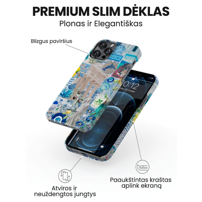 Hopcover iPhone telefono deklas Samsung dekliukas