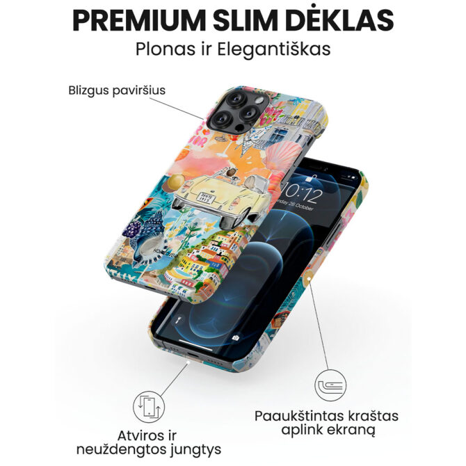 Hopcover iPhone telefono deklas Samsung dekliukas