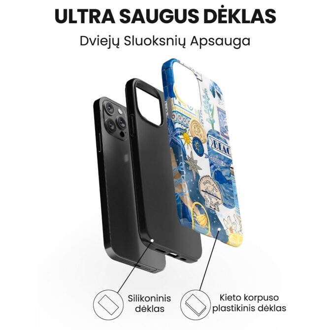 Hopcover iPhone telefono deklas Samsung dekliukas