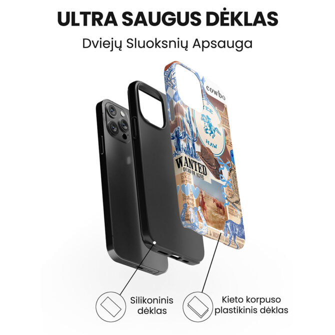 Hopcover iPhone telefono deklas Samsung dekliukas