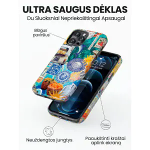 Hopcover iPhone telefono deklas Samsung dekliukas