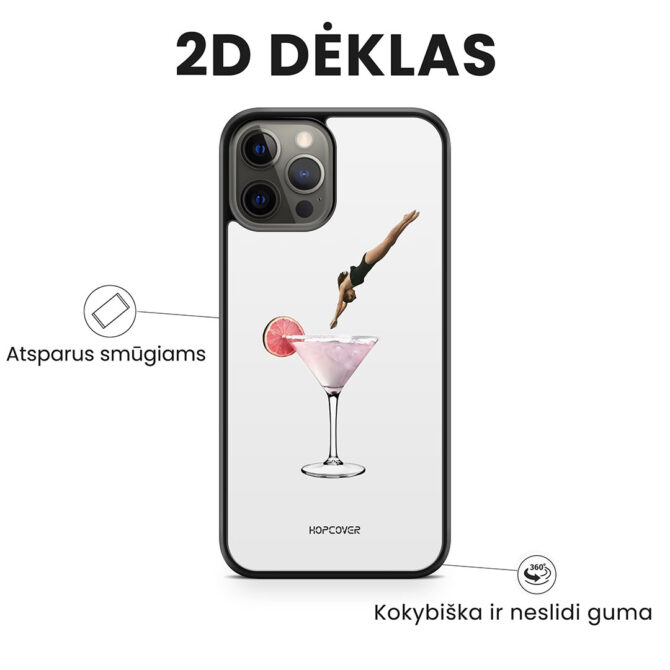Hopcover iPhone telefono deklas Samsung dekliukas