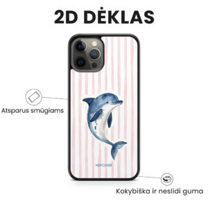 Hopcover iPhone telefono deklas Samsung dekliukas