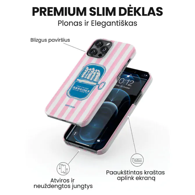 Hopcover iPhone telefono deklas Samsung dekliukas