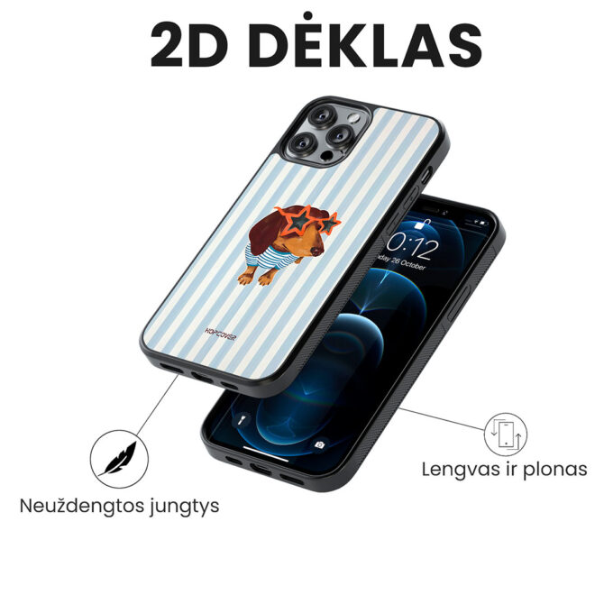 Hopcover iPhone telefono deklas Samsung dekliukas