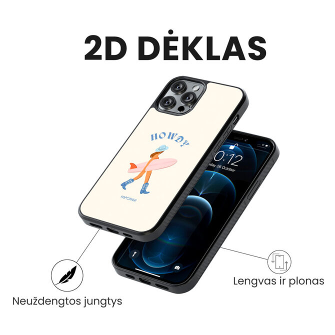Hopcover iPhone telefono deklas Samsung dekliukas