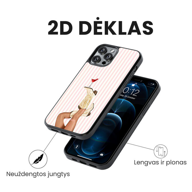 Hopcover iPhone telefono deklas Samsung dekliukas