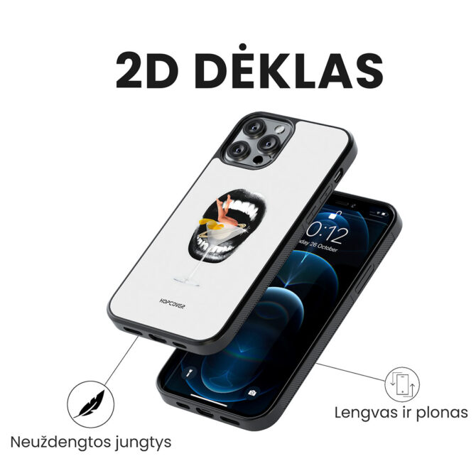 Hopcover iPhone telefono deklas Samsung dekliukas