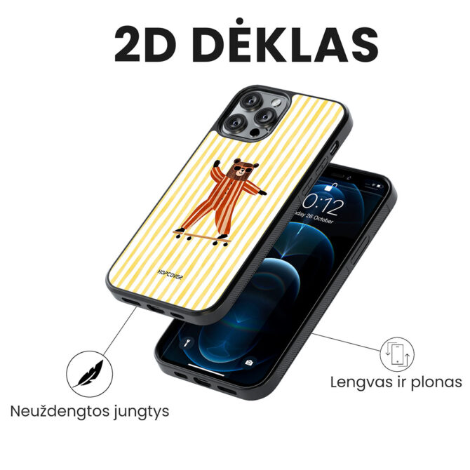Hopcover iPhone telefono deklas Samsung dekliukas