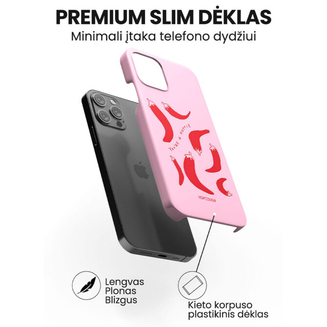 Hopcover iPhone telefono deklas Samsung dekliukas