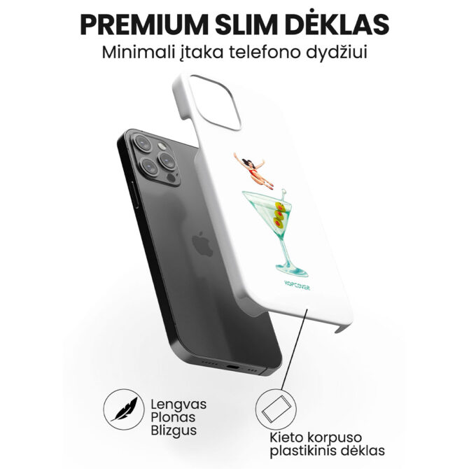 Hopcover iPhone telefono deklas Samsung dekliukas