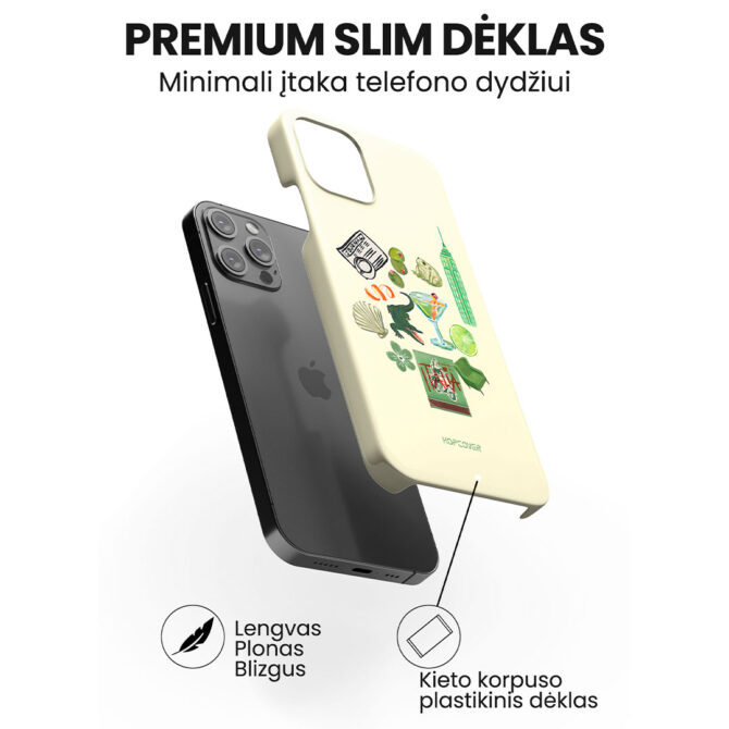 Hopcover iPhone telefono deklas Samsung dekliukas