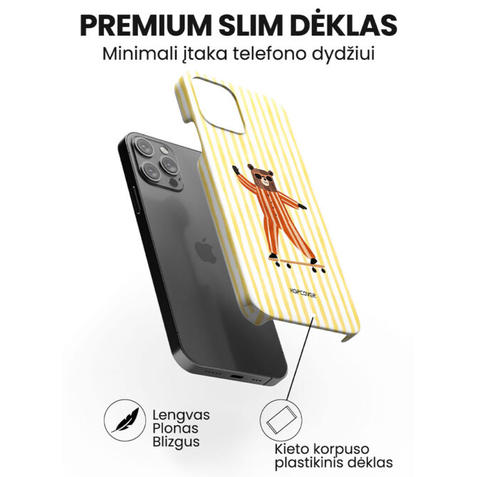 Hopcover iPhone telefono deklas Samsung dekliukas