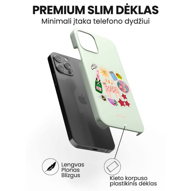 Hopcover iPhone telefono deklas Samsung dekliukas