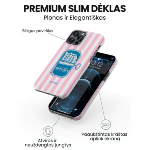 Hopcover iPhone telefono deklas Samsung dekliukas